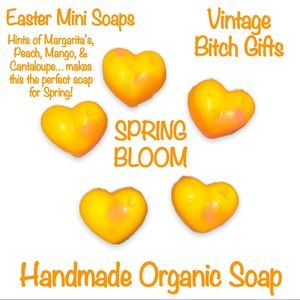 New VintageBitch Gifts Spring Bloom Easter Handmade Organic Mini Soaps